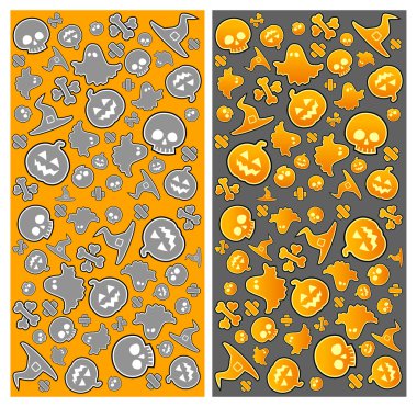 Halloween pattern clipart