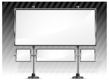 Blank billboard clipart