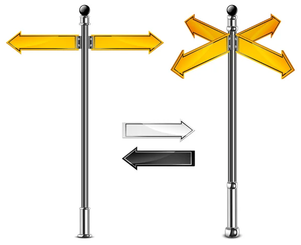 Panneaux routiers — Image vectorielle