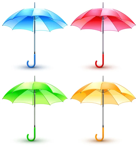 stock vector Color umbrellas