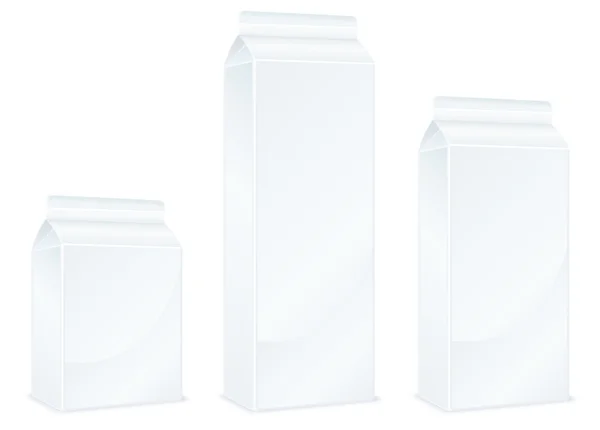 牛乳のパッケージ — ストックベクタ