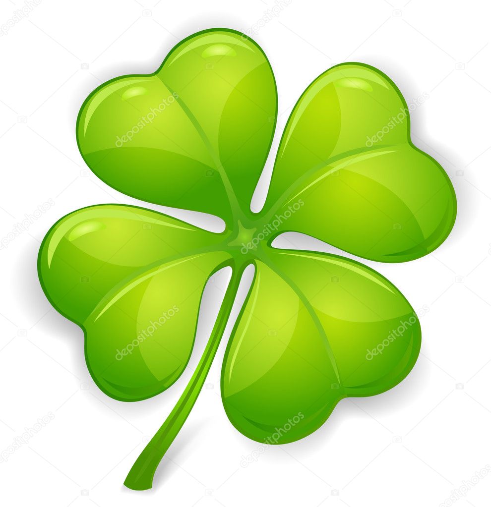 irish four leaf clover clip art