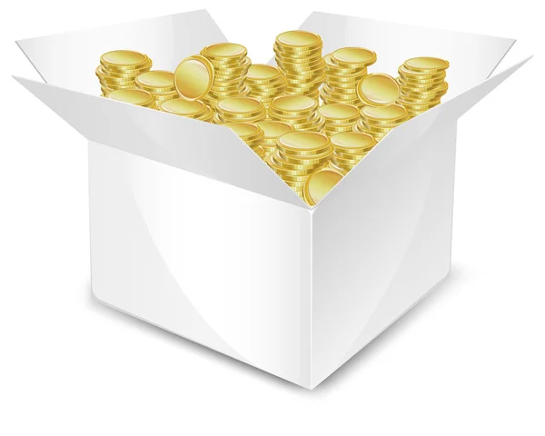 Κουτί με κέρμα — Διανυσματικό Αρχείο