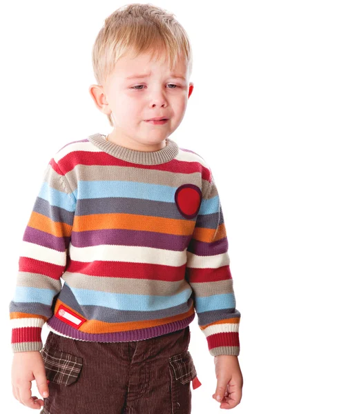 Een huilende jongen — Stockfoto
