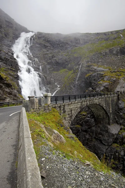 Trollstigen in Norwegen — Stockfoto