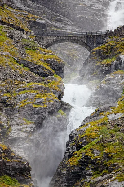 Trollstigen em Noruega — Fotografia de Stock