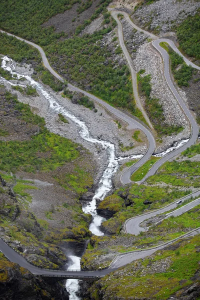 Trollstigen in Norwegen — Stockfoto
