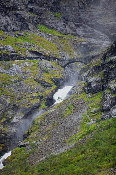 Trollstigen v Norsku — Stock fotografie