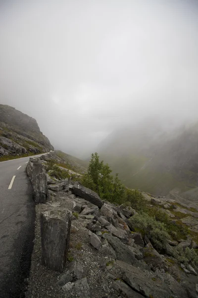 Trollstigen Norveç - Stok İmaj