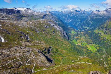 View of Geiranger clipart