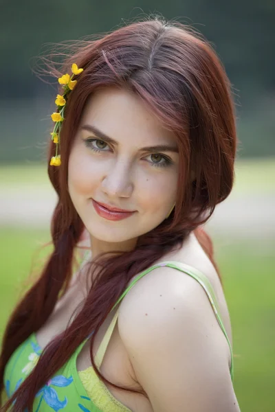 Portrait of summer girl — Stock Photo, Image