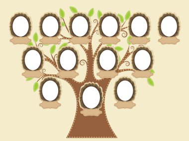 Family tree clipart