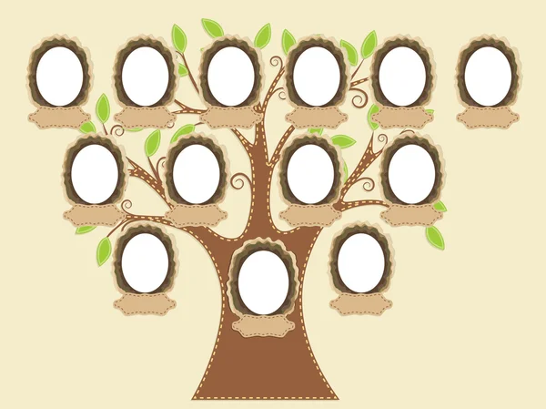 Árvore familiar — Vetor de Stock