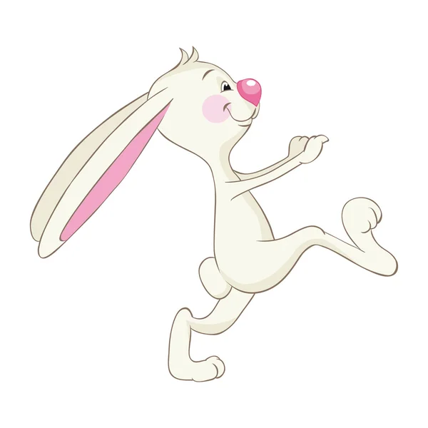 Conejo gracioso — Vector de stock