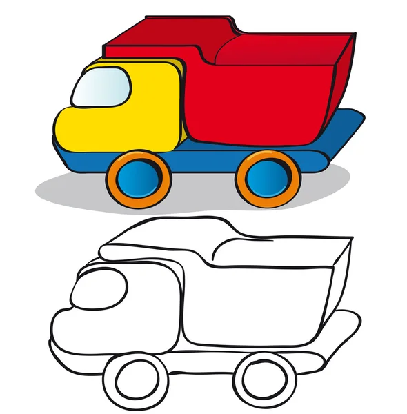 Children toys car — Wektor stockowy