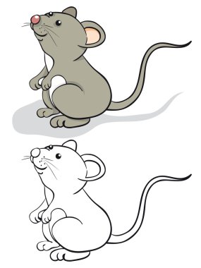 Fun mouse clipart