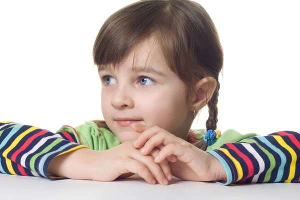 Dört yaşında bir kız — Stok fotoğraf
