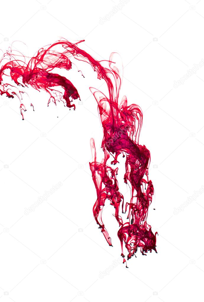 Ink in water