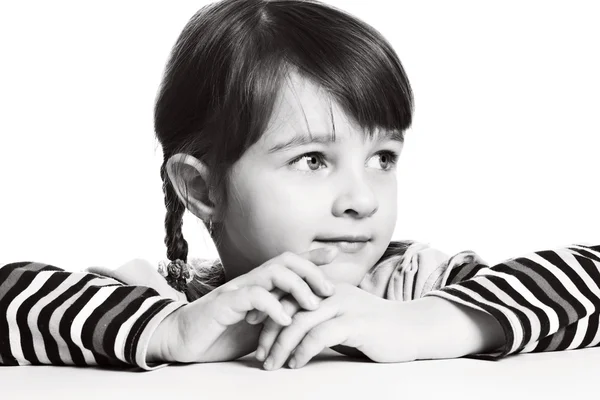 Dört yaşında bir kız — Stok fotoğraf