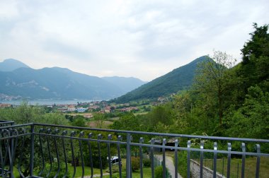 Lake Iseo İtalya su görünümü