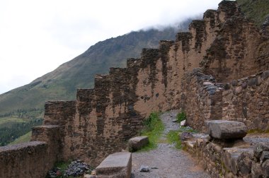 kalıntıları ollantambo, peru