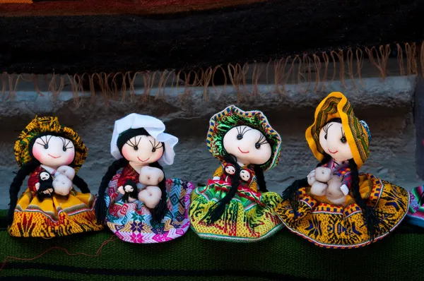 Красиво ляльки з Перу — стокове фото