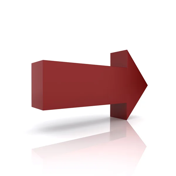 Right red arrow — Stock Photo, Image
