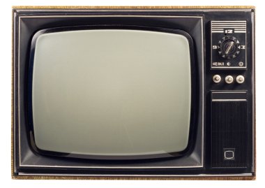 Old vintage TV clipart