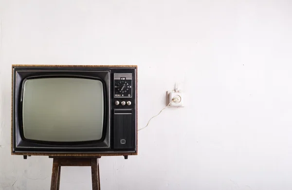오래 된 빈티지 tv — 스톡 사진