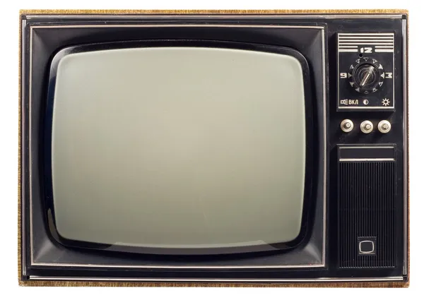Alter vintage tv — Stockfoto