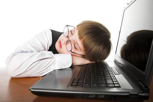 Tired young — Stock Photo, Image
