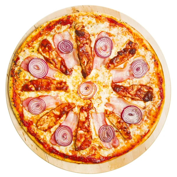 Pizza isolée — Photo