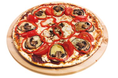 mantarlı pizza