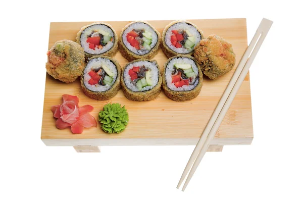 Sushi isolerade — Stockfoto