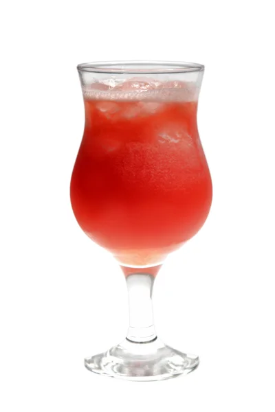 Red juice with ice — Stock Photo, Image