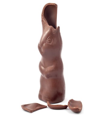 Chocolate bunny clipart