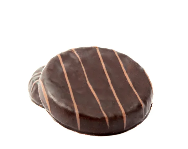 Ciasteczka z polewą czekoladową — Zdjęcie stockowe
