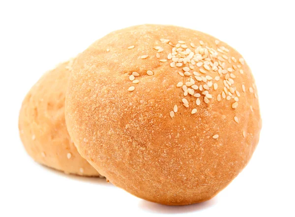 Broodje met sesamzaad — Stockfoto