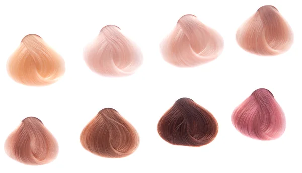Hair samples — Stock Photo, Image