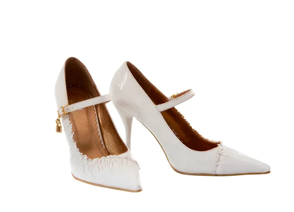 Zapatos blancos — Foto de Stock