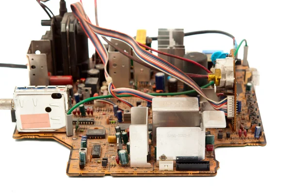 Electrical circuit TV — Stock Photo, Image