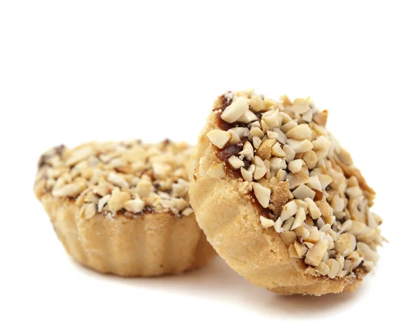 Cake topped with peanuts — Stock Photo, Image