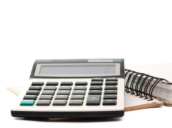 Daily with a calculator — Stock Photo, Image