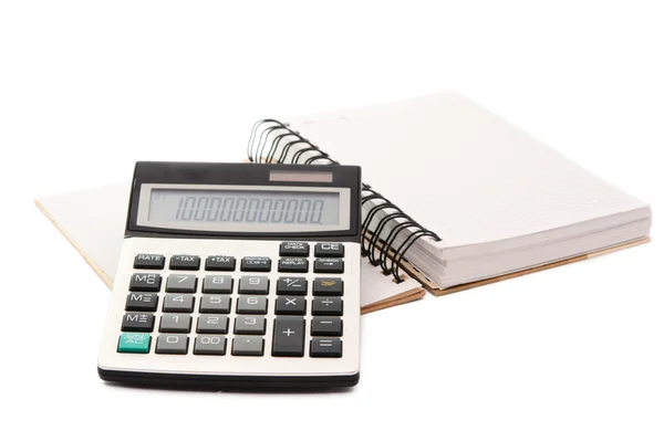 Daily with a calculator — Stock Photo, Image
