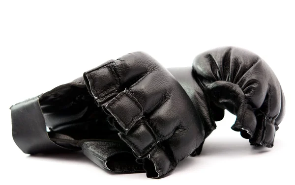 黒のボクシング グローブ — ストック写真