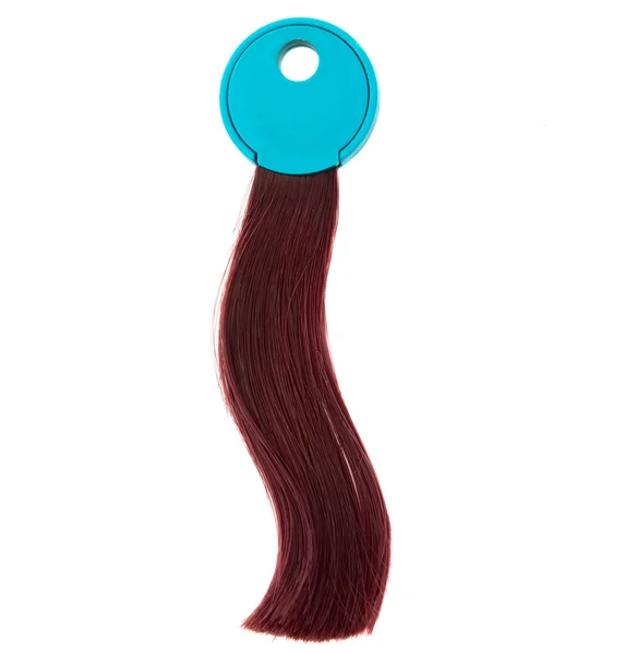 Muestra de mechón de color de pelo — Foto de Stock