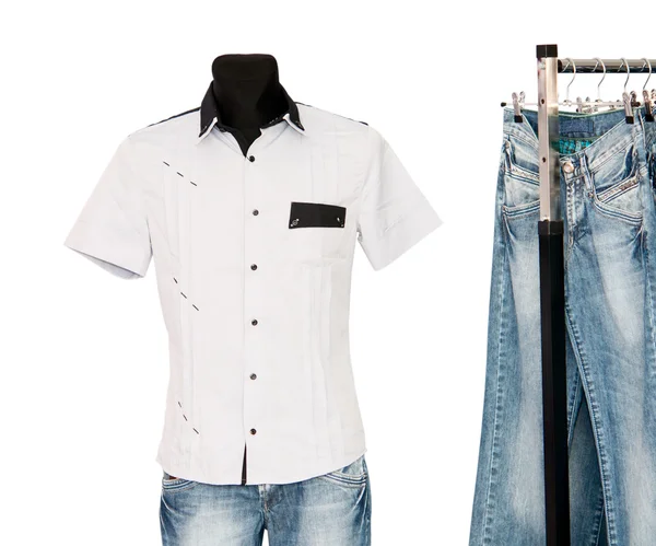 Jeans met een shirt — Stockfoto