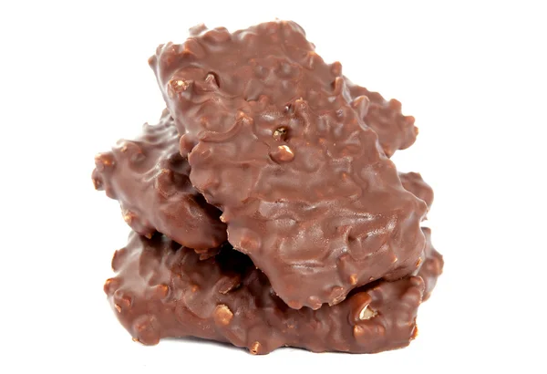 Μπισκότα με σοκολάτα και καρύδια — Φωτογραφία Αρχείου