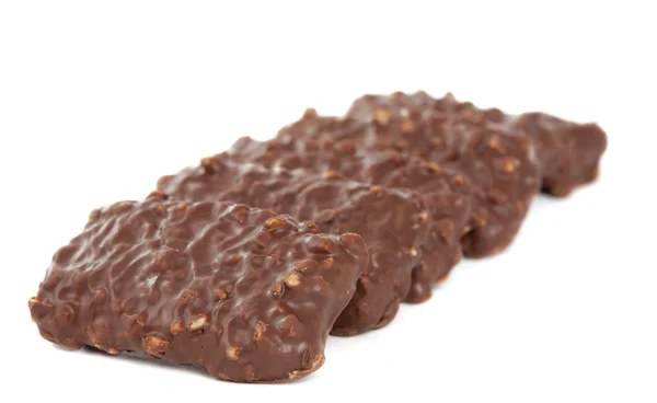 Bisküvi, çikolata ve fındık ile — Stok fotoğraf