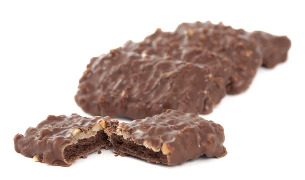 Kex med choklad och nötter — Stockfoto